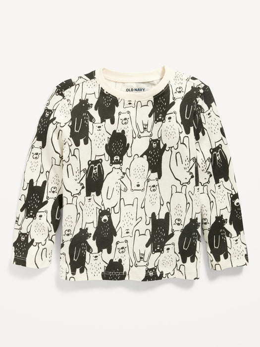 Unisex Long-Sleeve Printed T-Shirt for Toddler