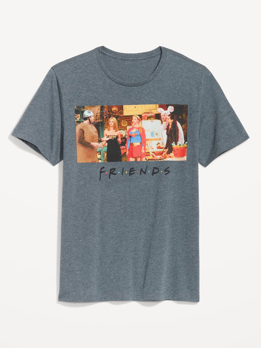 Friends™ Graphic Gender-Neutral T-Shirt for Adults - Gray