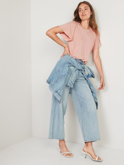 Luxe Flutter-Sleeve Top for Women