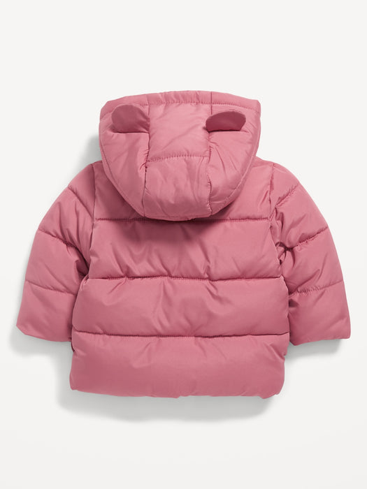 Unisex Hooded Frost-Free Puffer Jacket for Baby