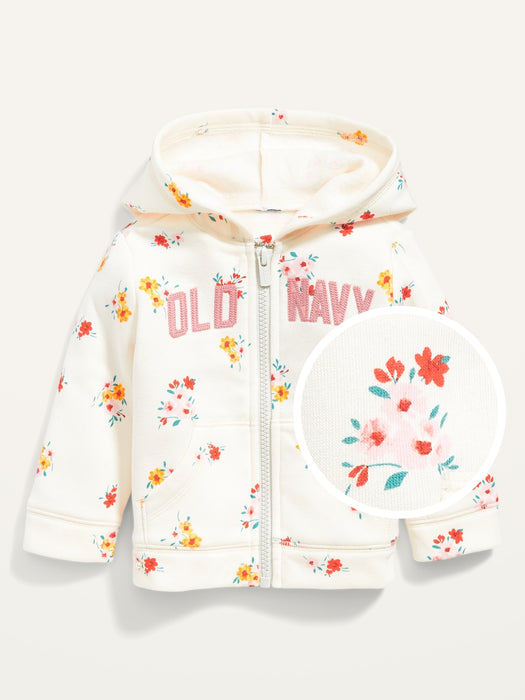 Unisex Logo Zip-Front Hoodie for Baby