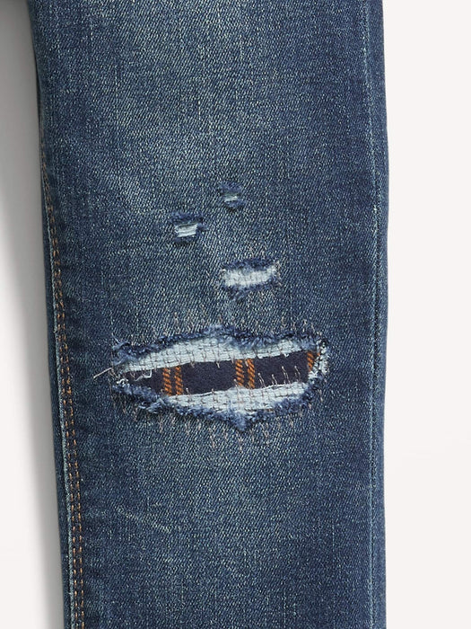 Unisex Skinny 360° Stretch Rip-and-Repair Jeans for Toddler