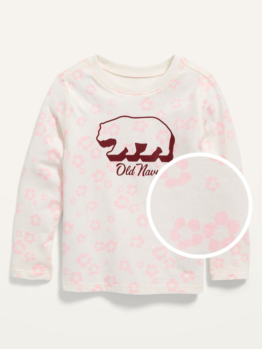 Unisex Long-Sleeve Logo T-Shirt for Toddler - Multi