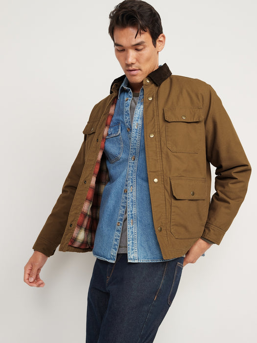 Canvas Cozy-Lined Barn Coat for Men