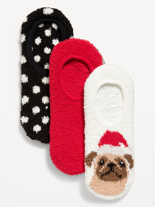 Cozy Gripper Socks 3-Pack for Women - Multi