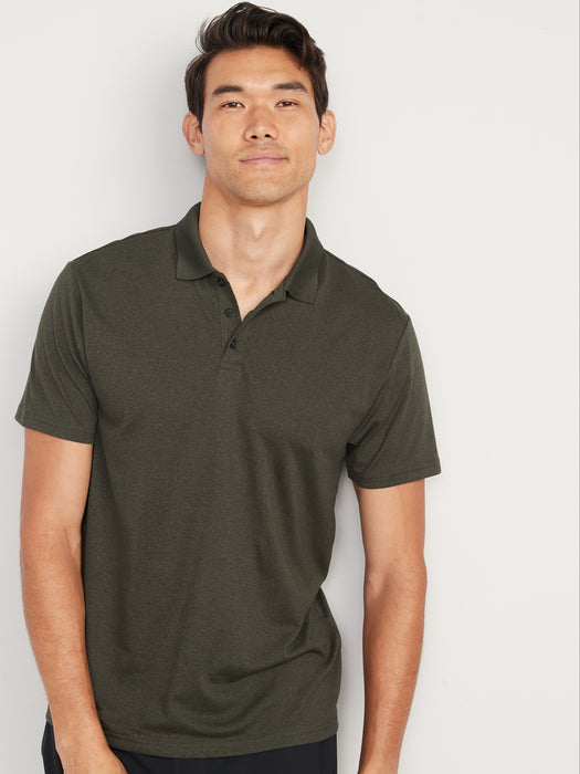 Go-Dry Cool Odor-Control Core Polo Shirt for Men - Green