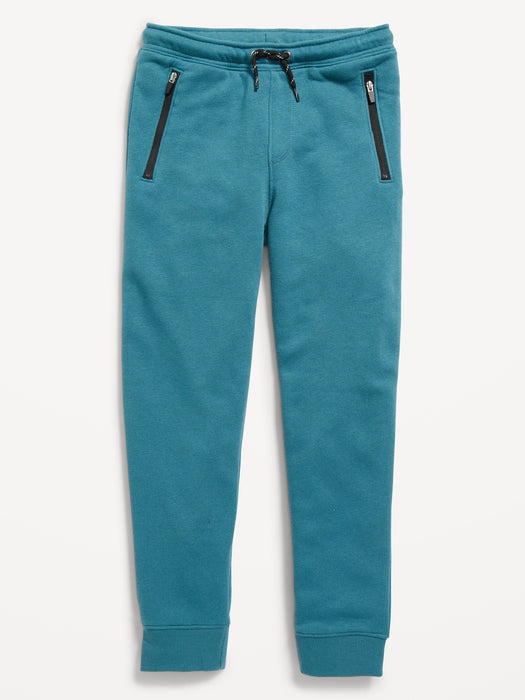 Zip-Pocket Jogger Sweatpants for Boys