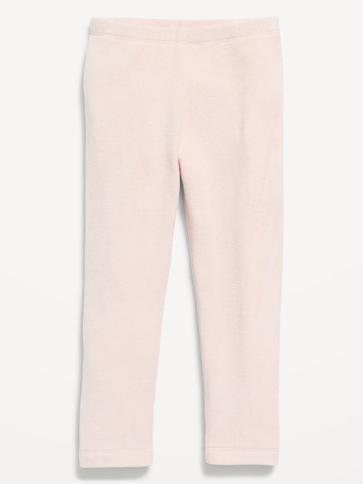 Micro Fleece Leggings for Toddler Girls - Pink