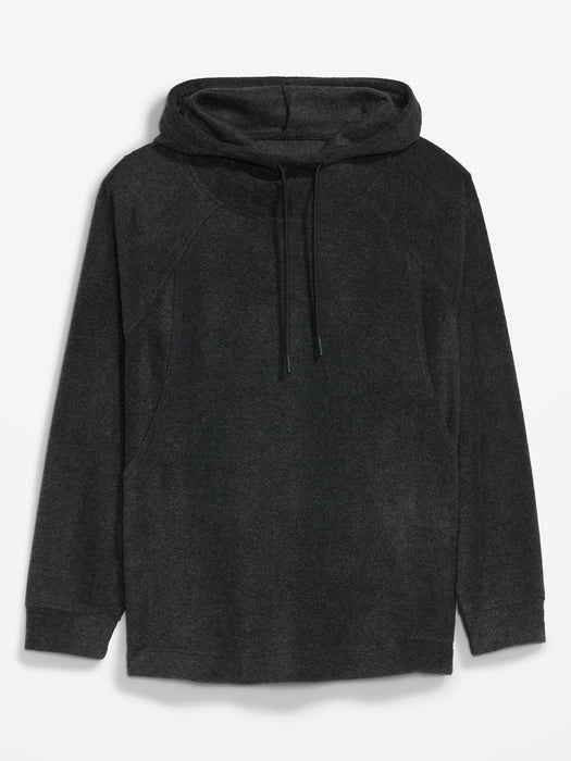 Maternity Microfleece Nursing Pullover Hoodie - Gray