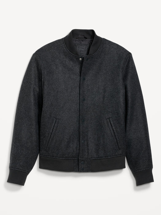 Soft-Brushed Bomber Jacket for Men