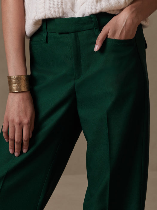 Lido Wide-Leg Wool Pant