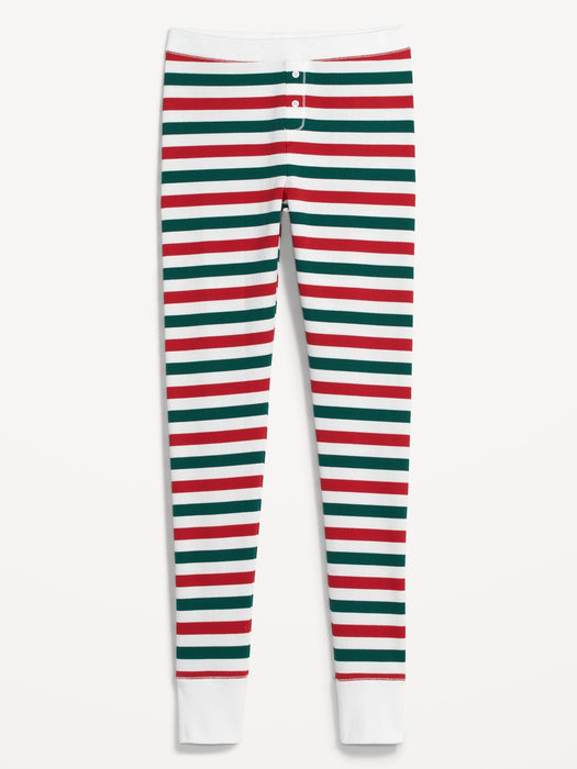 Matching Printed Thermal-Knit Pajama Leggings for Women