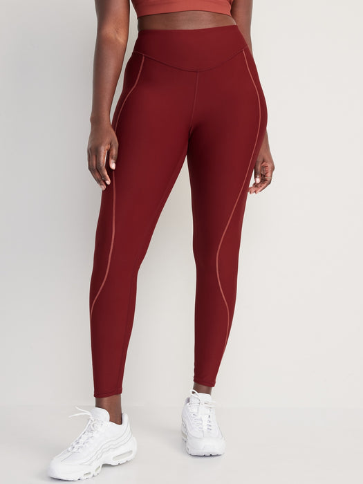 High-Waisted PowerSoft Hidden-Pocket 7/8-Length Leggings for Women