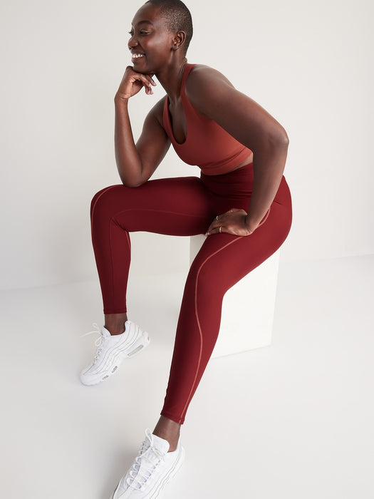 High-Waisted PowerSoft Hidden-Pocket 7/8-Length Leggings for Women