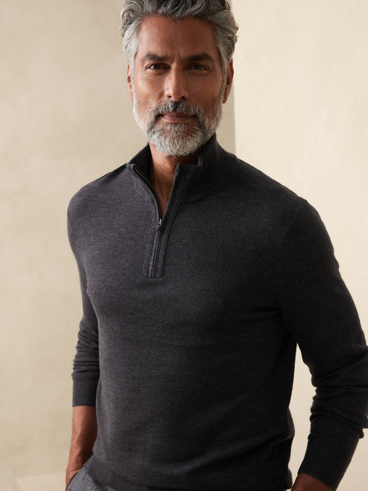Franco Merino Half-Zip Sweater