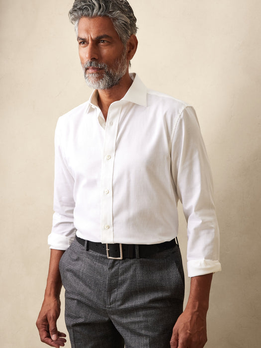 Cotton-Cashmere Dress Shirt