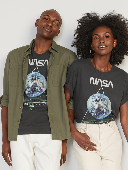 NASA "One Planet, One Future" Gender-Neutral T-Shirt for Adults