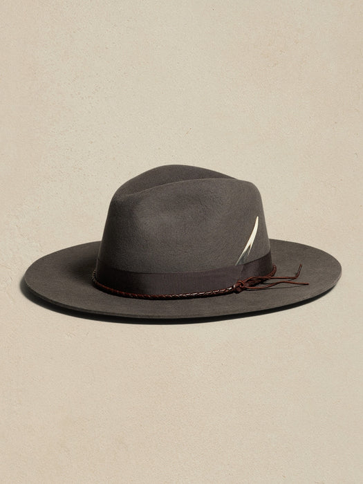 Hampui | Big Sky Charcoal Handfold Fedora