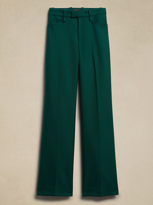 Lido Wide-Leg Wool Pant