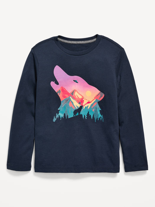 Long-Sleeve Graphic T-Shirt for Boys