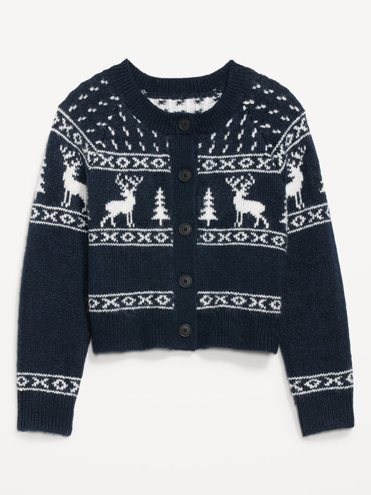 Matching Holiday Fair Isle Cardigan Sweater for Women