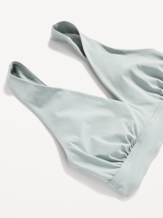 Soft-Knit V-Neck Bralette Top for Women