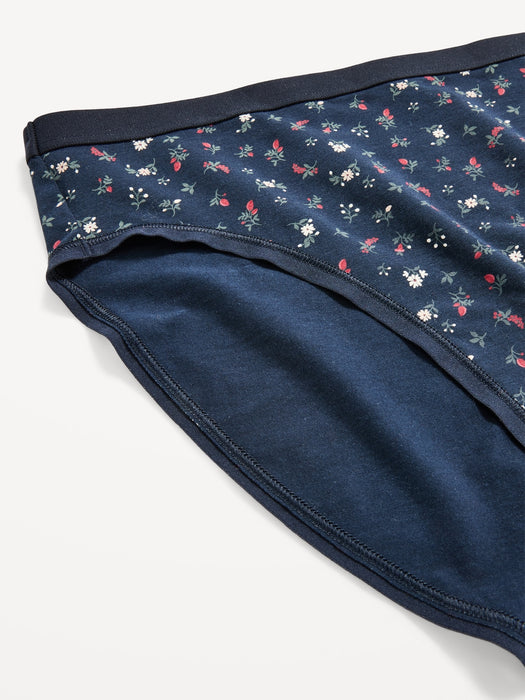 High-Rise Supima&#174 Cotton-Blend Bikini Underwear for Women