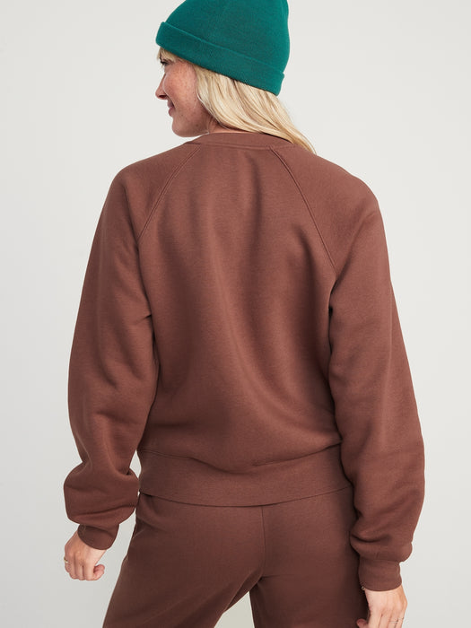 Vintage Long-Sleeve Sweatshirt for Women