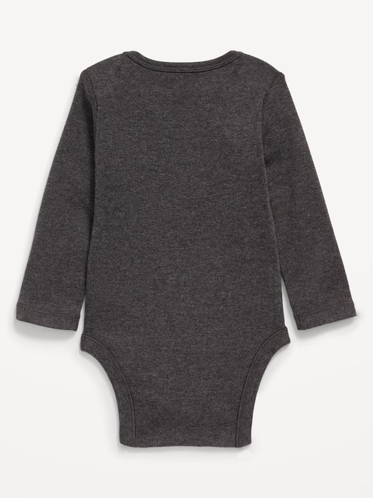 Unisex Long-Sleeve "New Year Baby 2023" Graphic Bodysuit for Baby