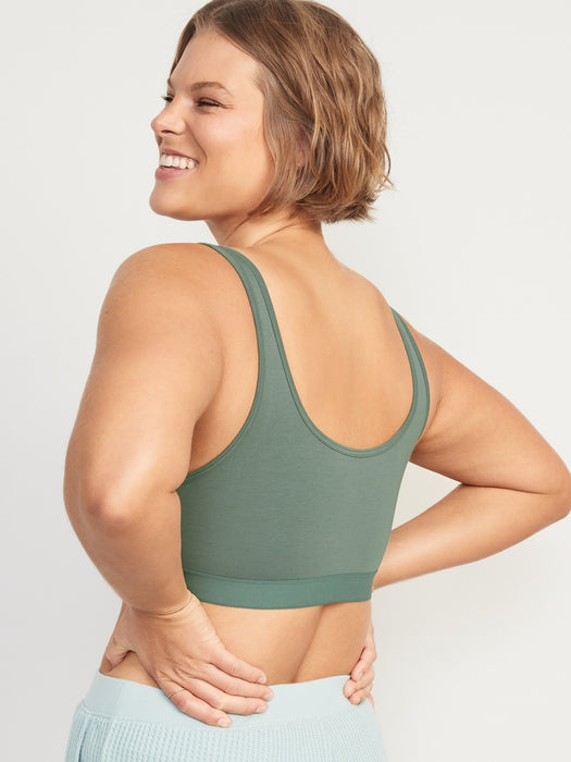 Supima® Cotton-Blend Bralette Top for Women