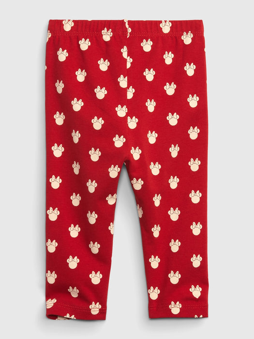 babyGap &#124 Disney Organic Cotton Mix and Match Minnie Mouse Leggings - modern red
