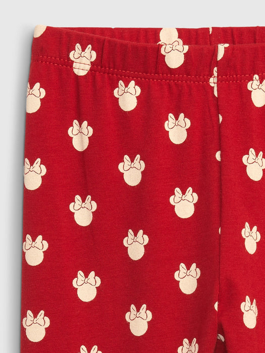 babyGap &#124 Disney Organic Cotton Mix and Match Minnie Mouse Leggings - modern red