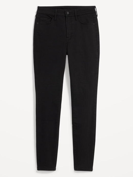 High-Waisted Rockstar Super-Skinny Built-In Warm Jeans for Women