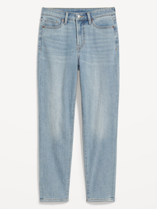 High-Waisted OG Straight Built-In Warm Ankle Jeans for Women