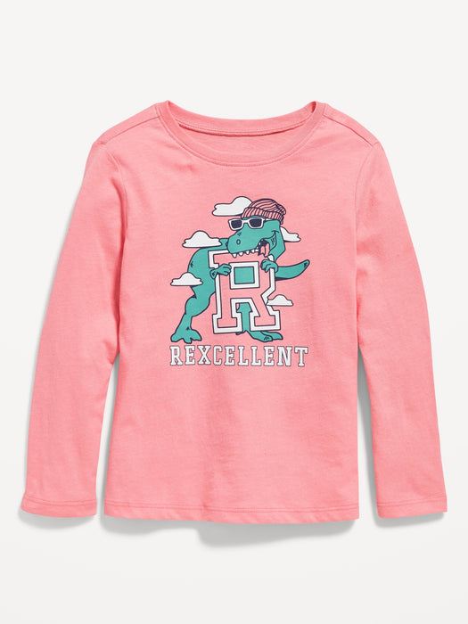 Unisex Long-Sleeve Graphic T-Shirt for Toddler