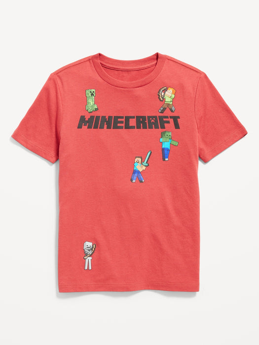 Minecraft™ Gender-Neutral Graphic T-Shirt for Kids