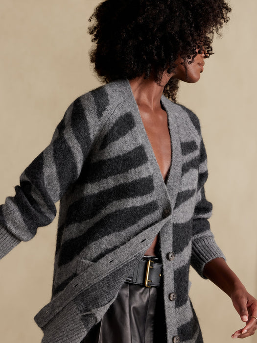 Zebra Cardigan