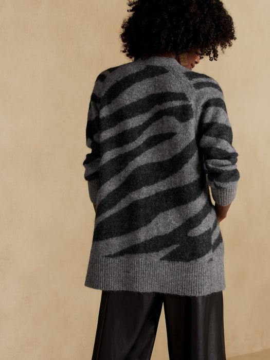 Zebra Cardigan