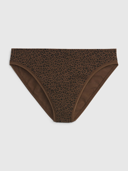 Stretch Cotton High-Leg Brief