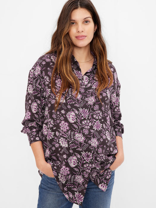 Maternity Button-Down Shirt