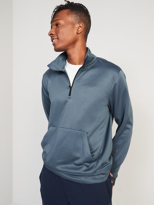 Go-Dry Performance Quarter-Zip Sweatshirt for Men
