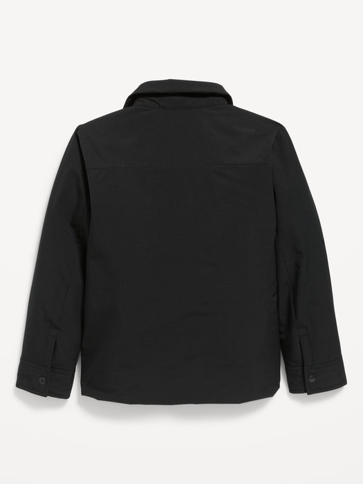 StretchTech Water-Resistant Shacket for Boys