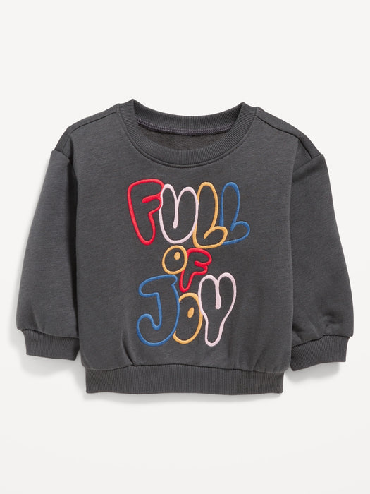 Unisex Drop-Shoulder Sweatshirt for Baby