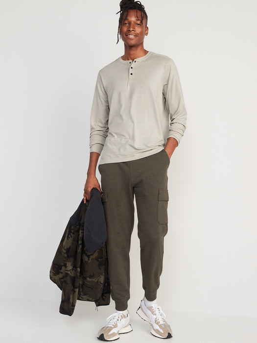 Beyond 4-Way Stretch Long-Sleeve Henley T-Shirt for Men