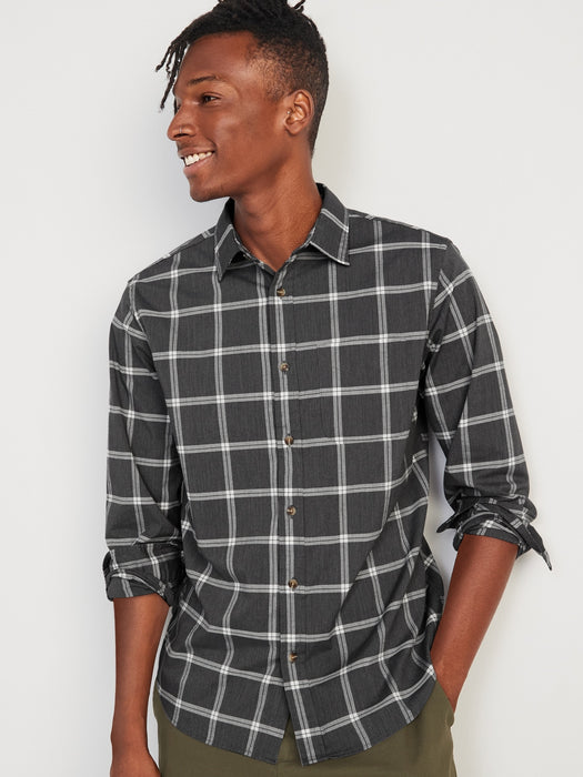 Regular Fit Built-In Flex Everyday Shirt for Men