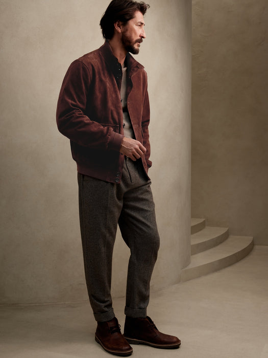 Ranger Suede Bomber Jacket