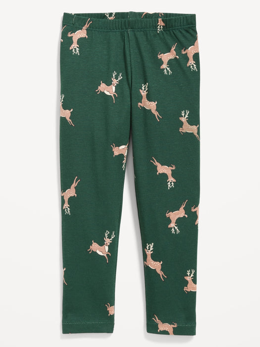Printed Full-Length Leggings for Toddler Girls
