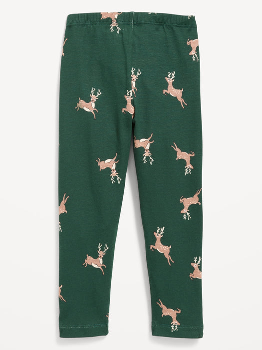 Printed Full-Length Leggings for Toddler Girls