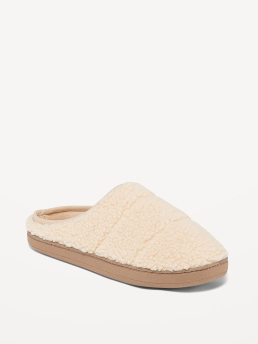 Plush Sherpa Slippers for Women
