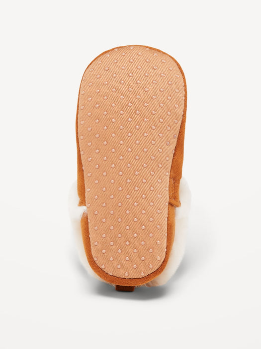 Unisex Faux-Fur-Lined Cozy Boots for Baby